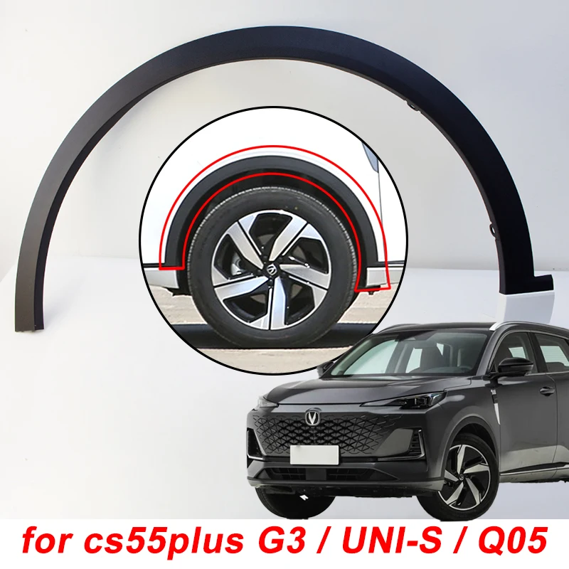 

UNI S для Changan Cs55plus G3 2025, передние и задние левые и правые колесные арки, декоративная окантовка с защитой от царапин Q05