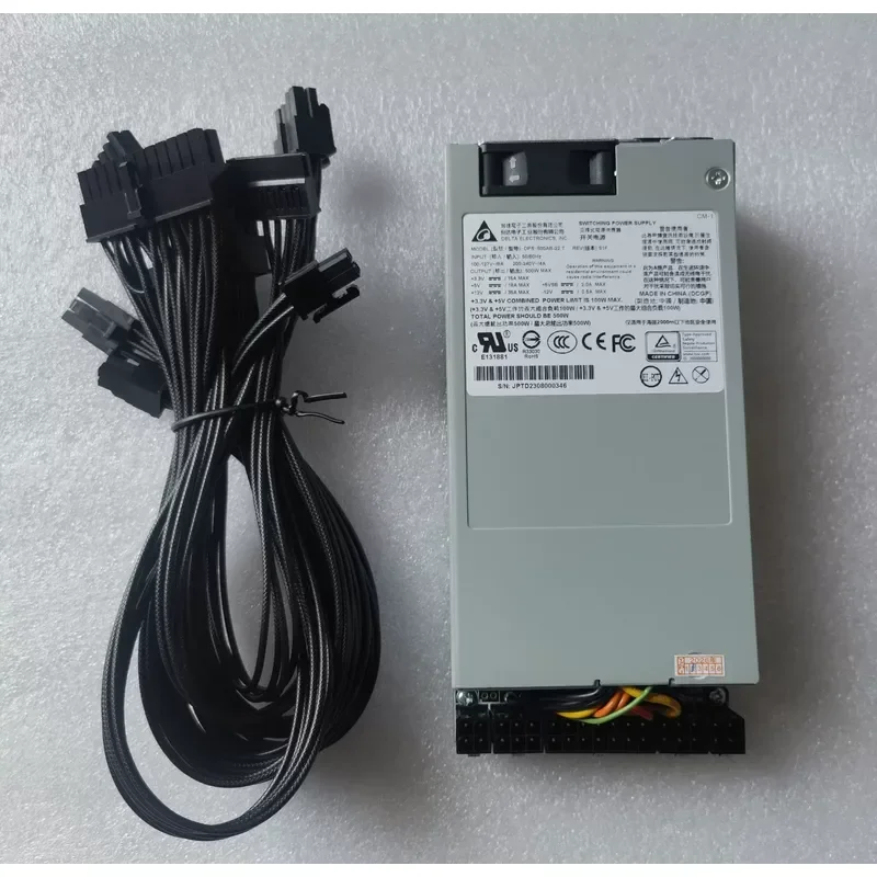 for Delta 500W Small 1U Platinum Full Module Flex Power Supply for ITX NAS