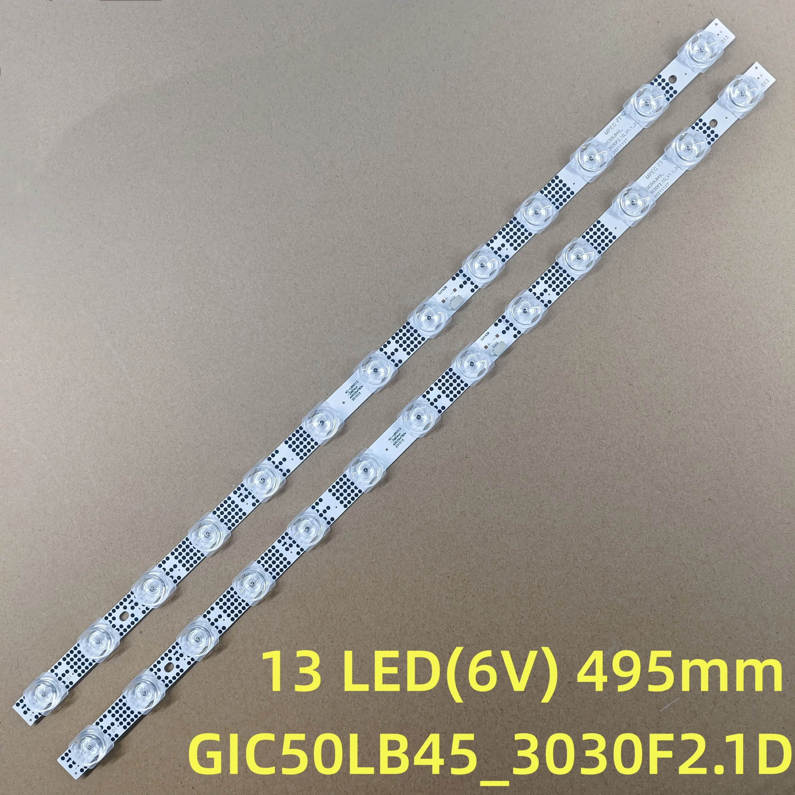 Светодиодная лента для TCL 50P615 50G61 50S525 50S435 50S434 50S43 50P615K 50P616 GIC50LB45_3030F2.1D V1.1 4C-LB5013-ZM06J LVU500NDEL