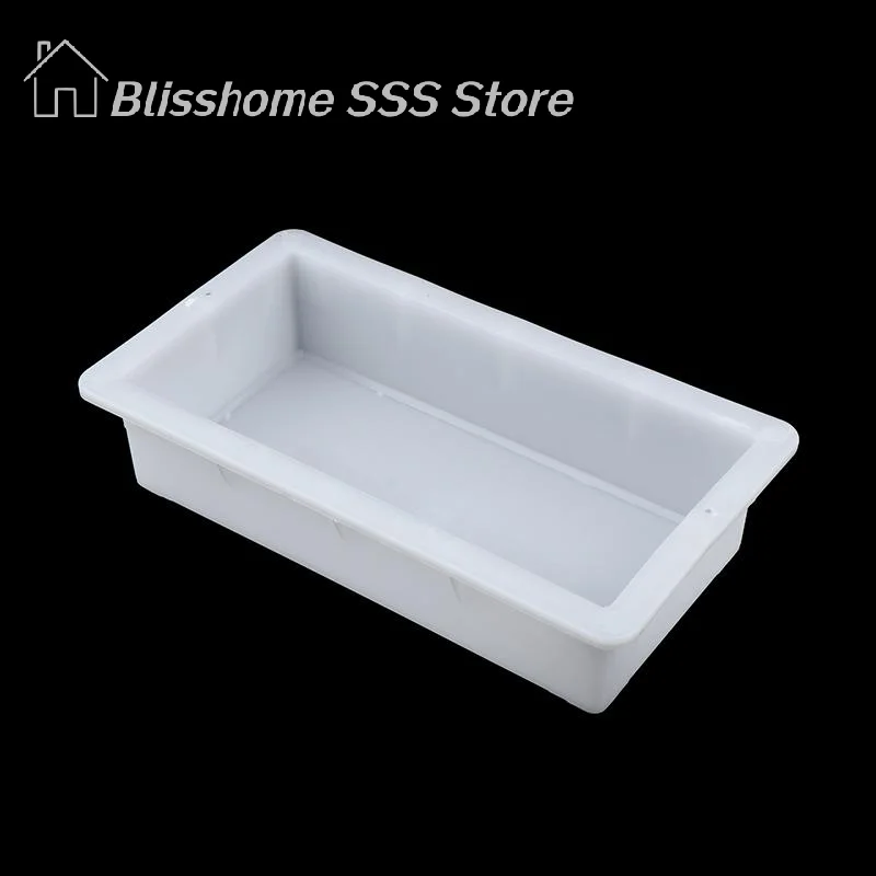 【S】DIY Paving Brick Mould Rectangle Shaped Walk Maker Reusable Concrete Path Maker Mold For Lawn Patio Yard Garden - High