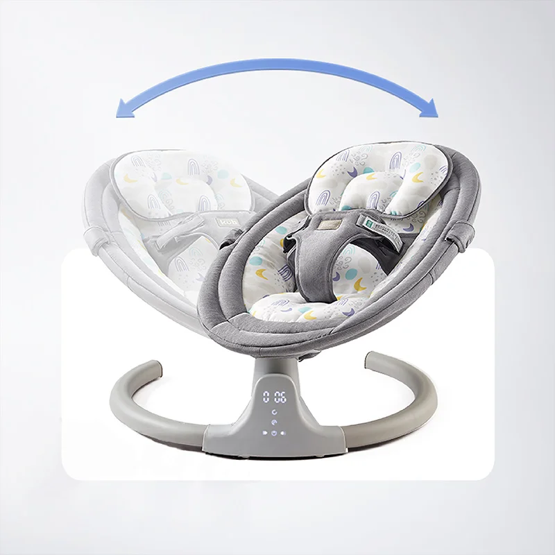 Bluetooth Remote Control Music Baby Trampoline Automatic Swing Baby Electric Rocking Chair Rocker