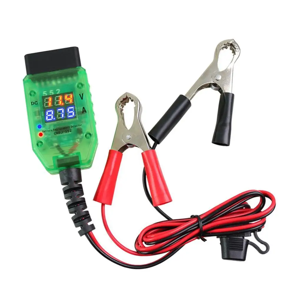 Car Memory Saver Emergency Power Cable Memory Saver Fault Finding Battery Clamp Battery Replacement Tool for Automobile Parts