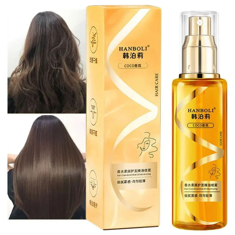 100ml Haircare Essential Oil Efficient Moisturizing Softening Essence Hair Care Spray Anti-dry Rosemary Mint Head-care Product