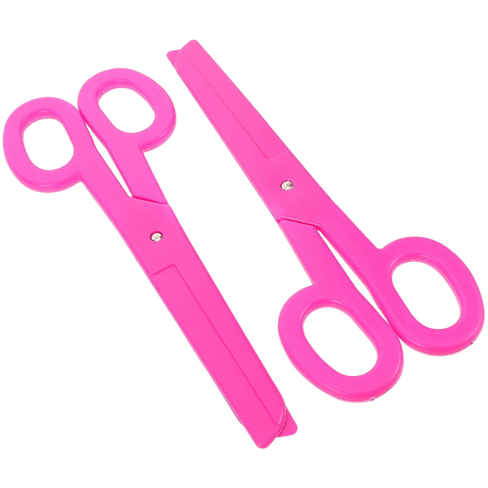 

2Pcs Giant Clown Scissor Props Oversized Lightweight Plastic Costume Accessories for Theater Halloween Circus Events