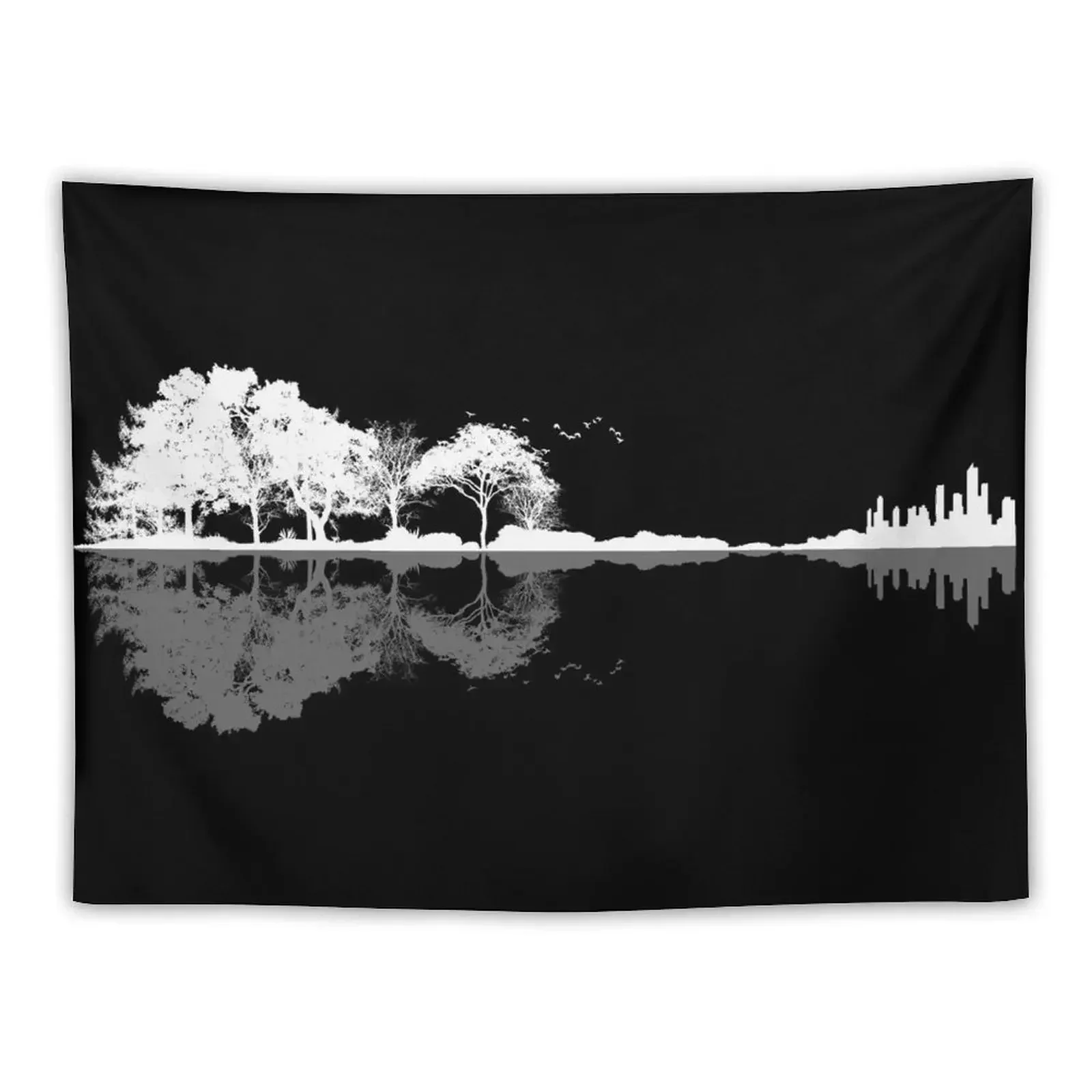 Nature Guitar Tapestry Room Aesthetic Decor Wall Decoration Tapestry