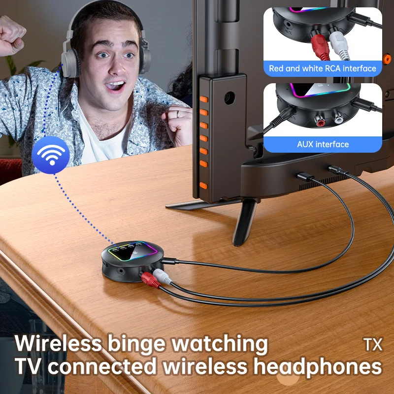 سيارة بلوتوث 5.4 استقبال الارسال سماعة لاسلكية تعمل بالبلوتوث سيارة محول مشغل MP3 يدوي دعوة المزدوج USB PD شاحن سريع LED