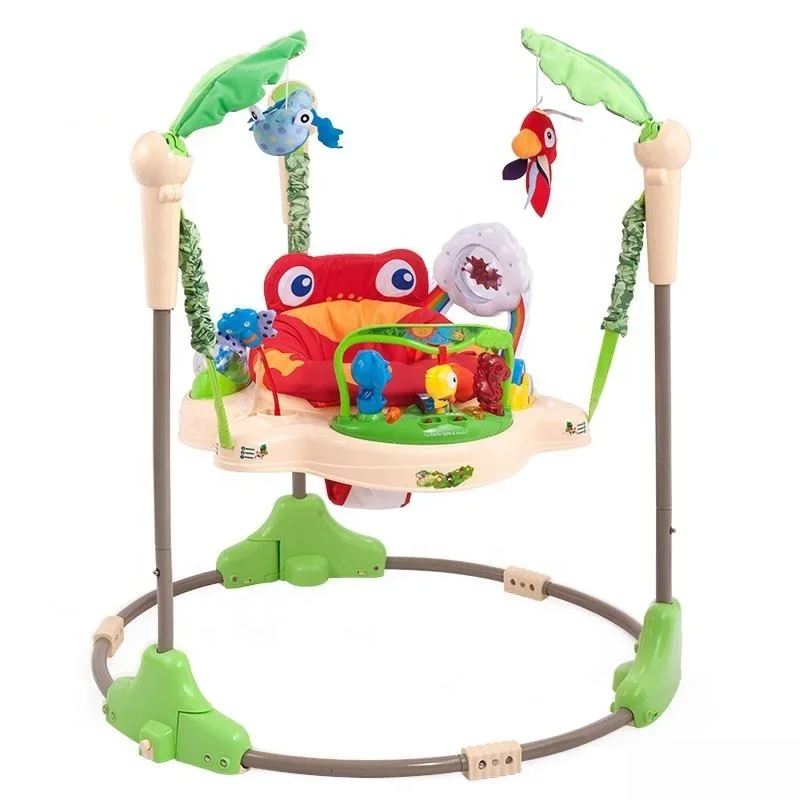 Attractive New Type Baby Rocking Chair Swing Children Toys Foldable Fitness Baby  Toy Jumping Rocker Chairs with Musical