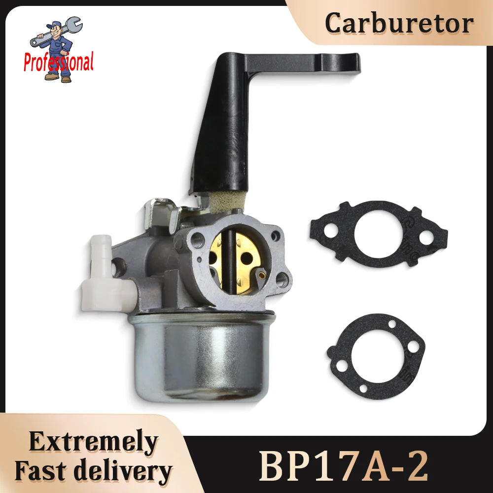 

For Briggs & Stratton 696065 697422 110402 110412 21536 BP17A-2 Carb Tiller Engine Spare Carb BP17A Carburetor with Gasket Set