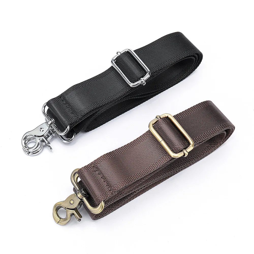 

Men's Leather Strap Nylon Handle Adjustable Fashion Bag with Shoulder Strap Canvas Strap for Shoulder Bags