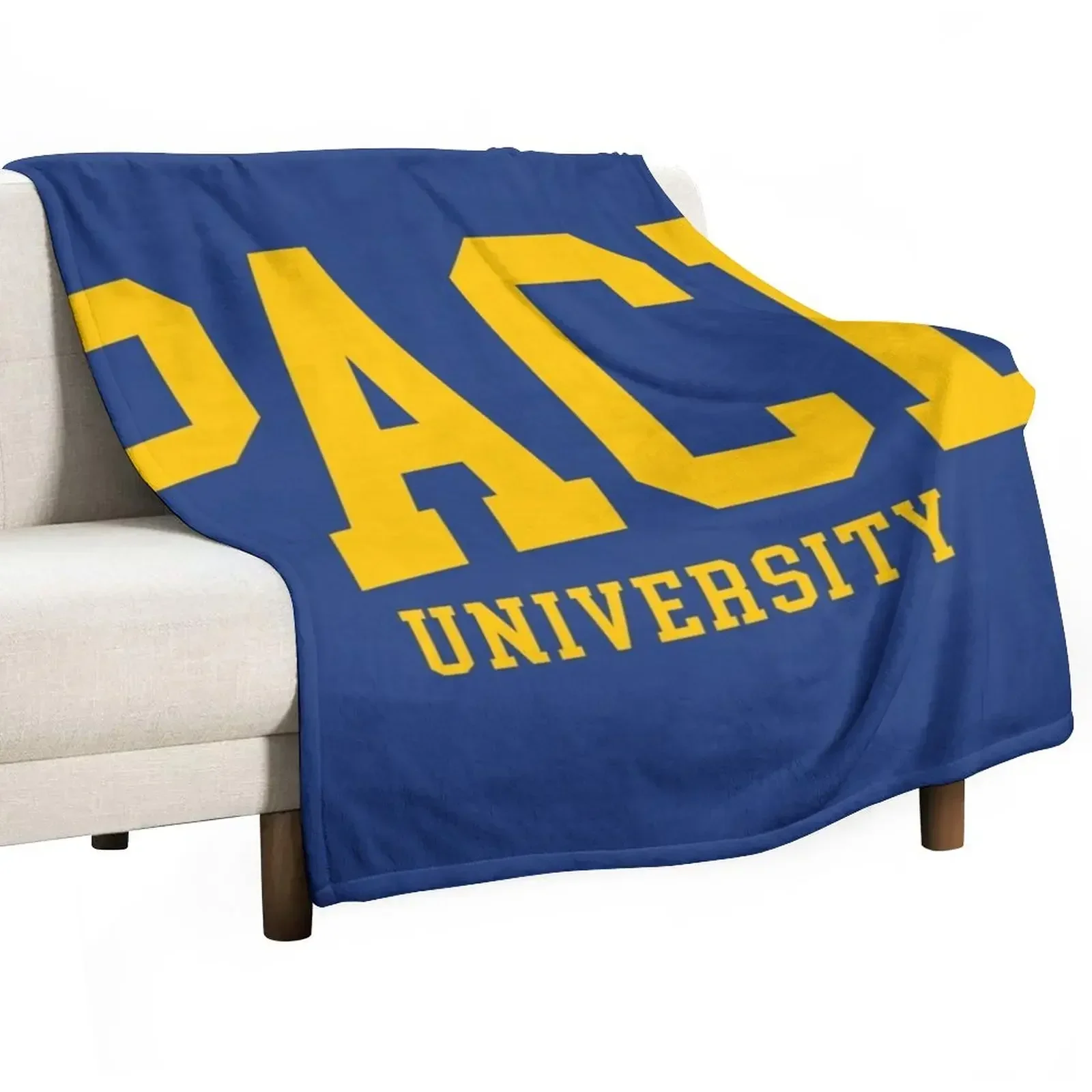 pace - college font curved Throw Blanket Sofa Plush Furrys Blankets