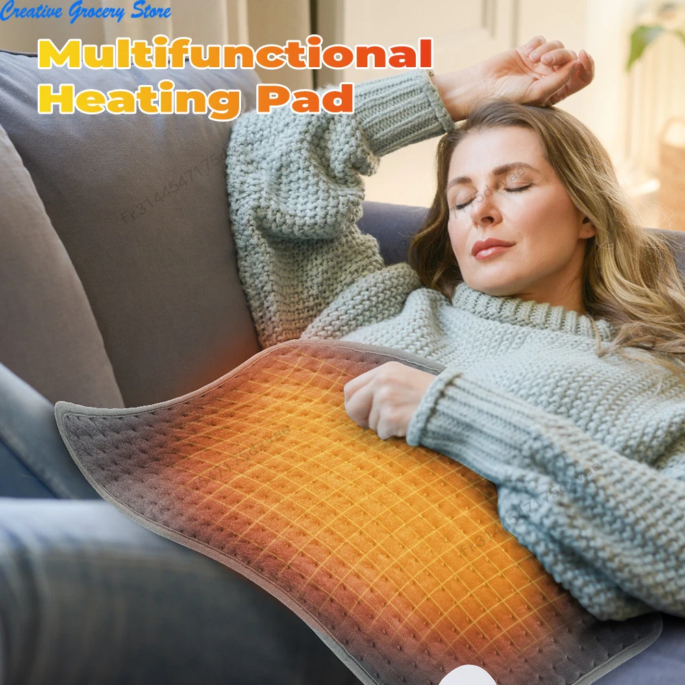 

Электрический грелка-плед для физиотерапии: согревающий массажер для снятия боли в плечах, шее, спине, позвоночнике и ногах