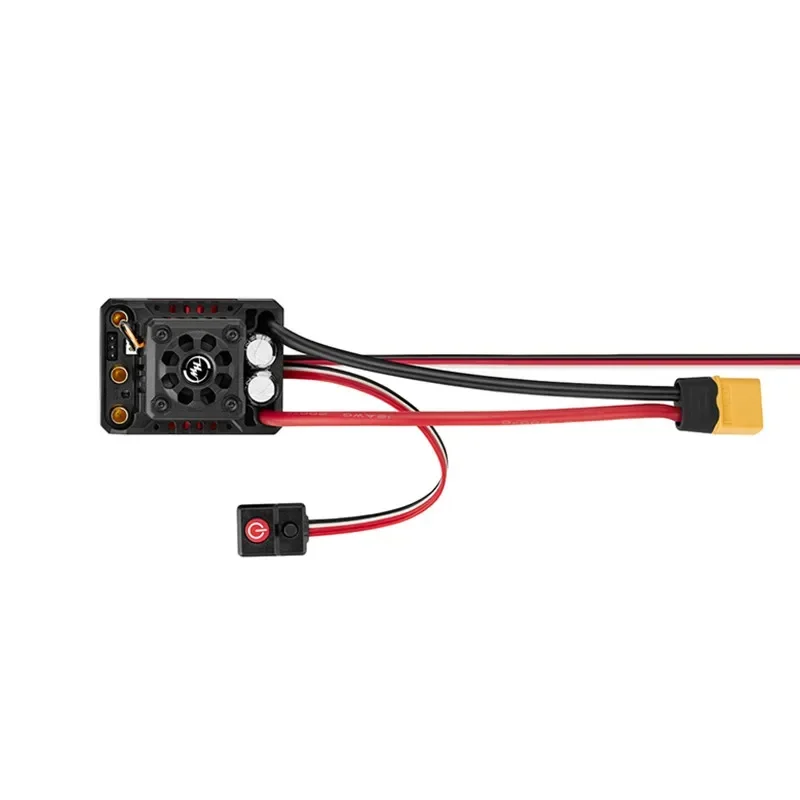 Hobbywing QuicRun WP 10BL120 120A ESC Regolatore elettronico di velocità senza spazzole impermeabile per camion da corsa breve RC, camion Monster