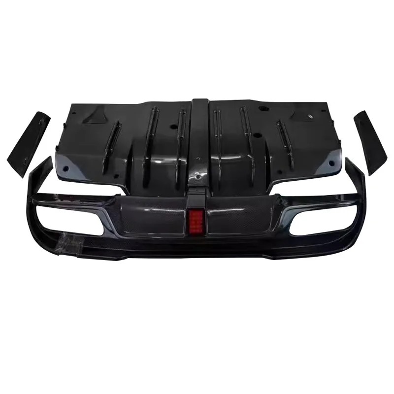 

IMP Style Carbon Fibre Fiber BodyKit Rear Diffuser Lip Fit For Mercedes Benz C Class W205 C63 2-door/4-door