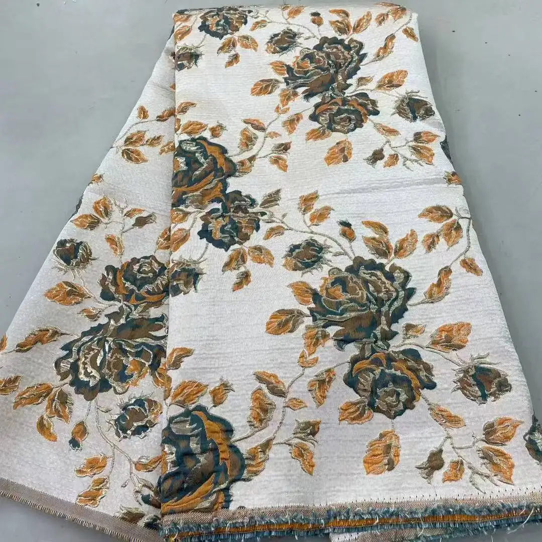 

LACE African Cotton Lace Fabric 5 Yards 2025 High Quality Austria Nigerian Stones Cotton for Sewing lace Women DIY Dress4016