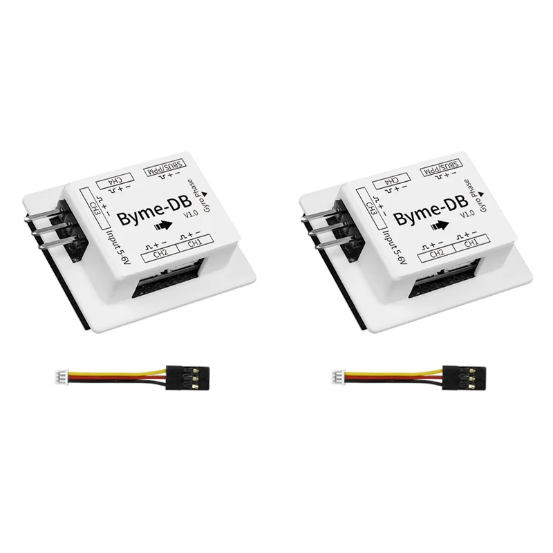 

【BRILLIANT 】2X For Radiolink Byme-DB Flight Controller Built-In Gyroscope For Delta Wing Mini Fixed Wing Paper Plane J10 SU27 F2