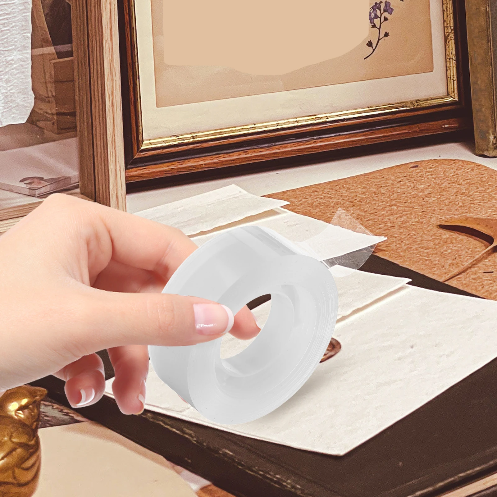 12 قطعة شريط شفاف شديد التحمل لاصق شفاف مكتب مدرسة التعبئة والتغليف الشحن التفاف صندوق متحرك ختم الورق المقوى #4