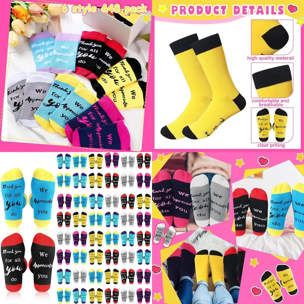 

48 упаковок носков для распознавания сотрудников — благодарные подарки на Рождество, пастеры и ветеринарные технологии