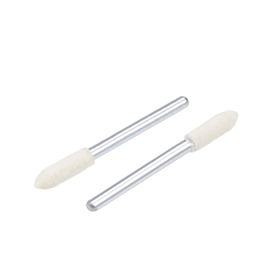 24 Buah 4Mm Wol Merasa Dipasang Titik Meruncing Poles Bit Burr Roda Pengilap dengan 1/8 "Batang