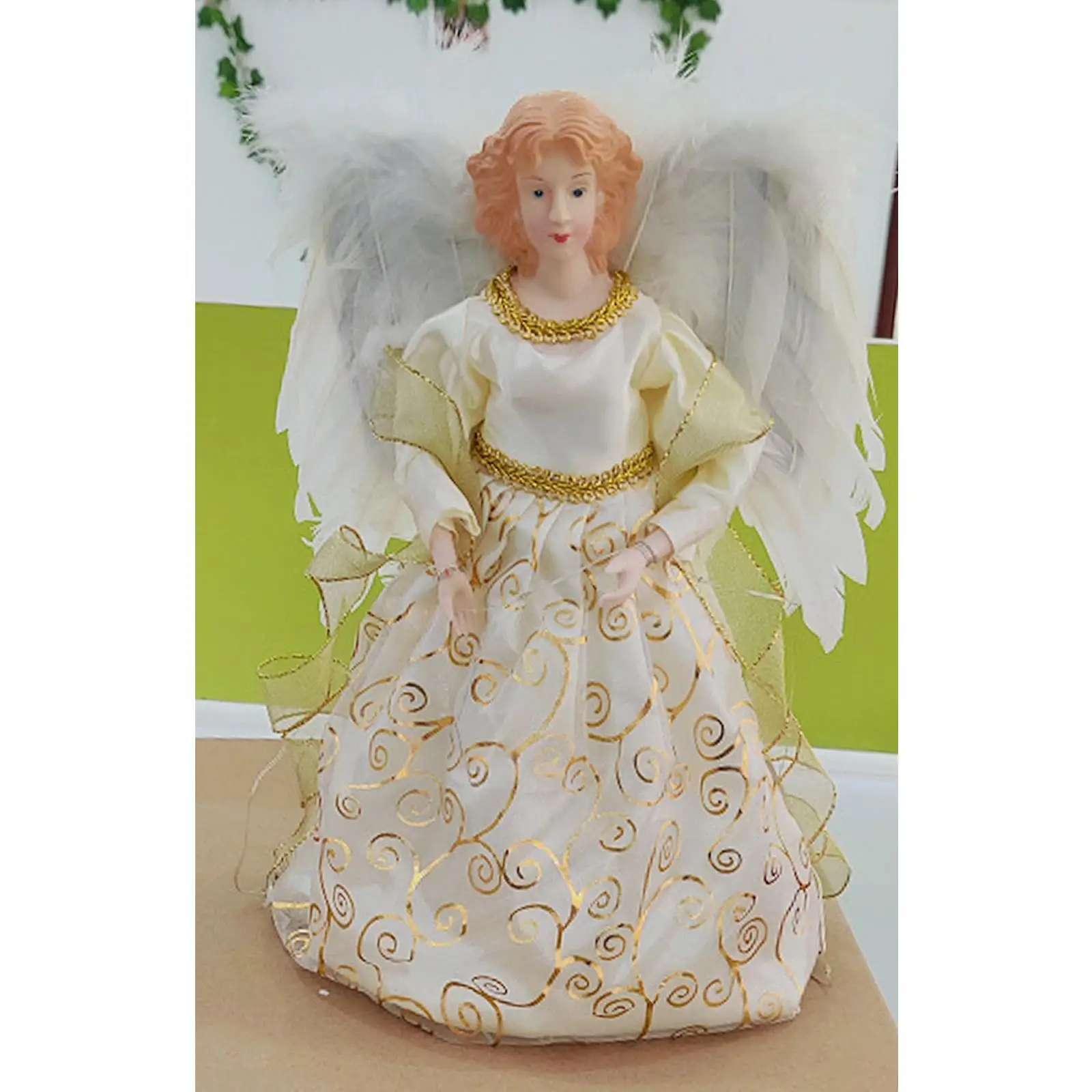 Christmas Tree Angel Topper 10-LED Illuminated for Xmas Decoration