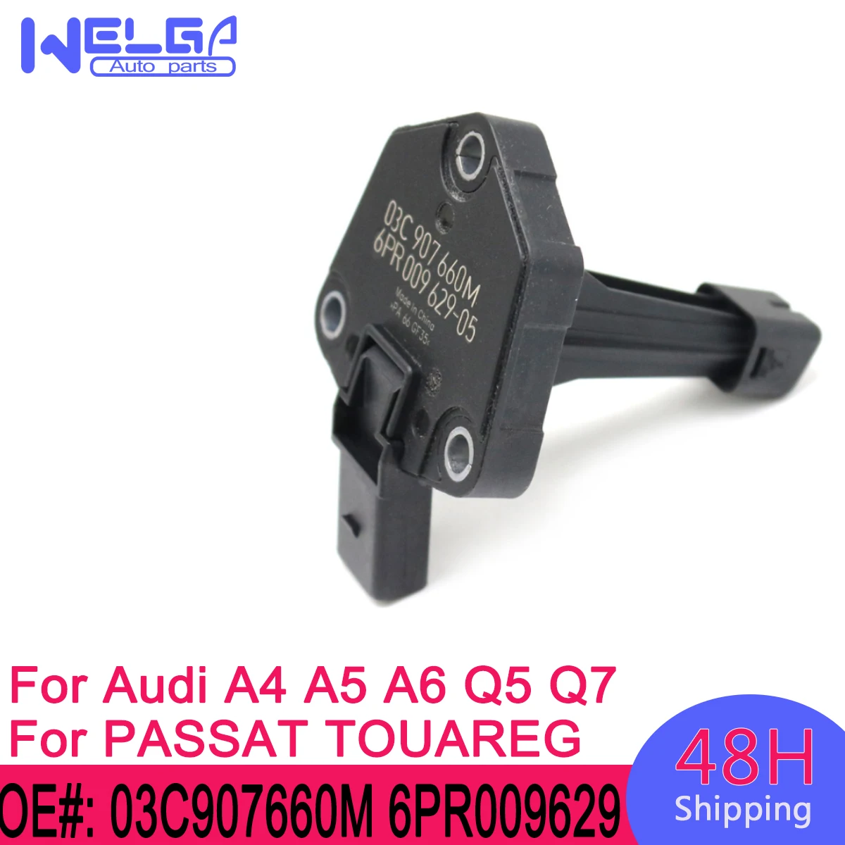 03C907660M 03C907660H 03C907660T  New Oil Level Sensor For Audi A4 A5 A6 Q5 Q7 S4 S5 2009-2012 Tiguan Touran 2.0L 3.2L