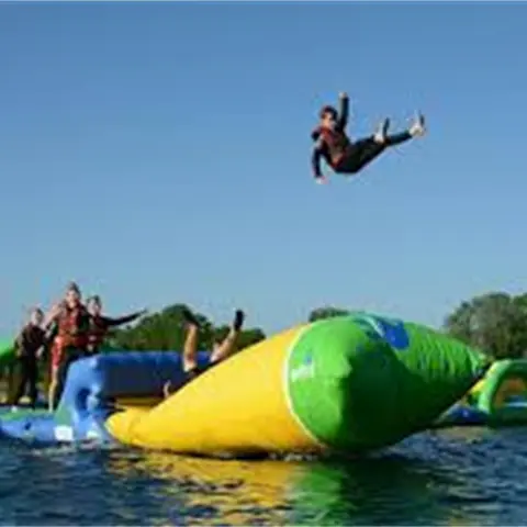 Durable PVC Inflatable 5x2x2 Meter Funny Human Water Catapult Inflatable Water Blob Trampolin Bouncer for Water Play
