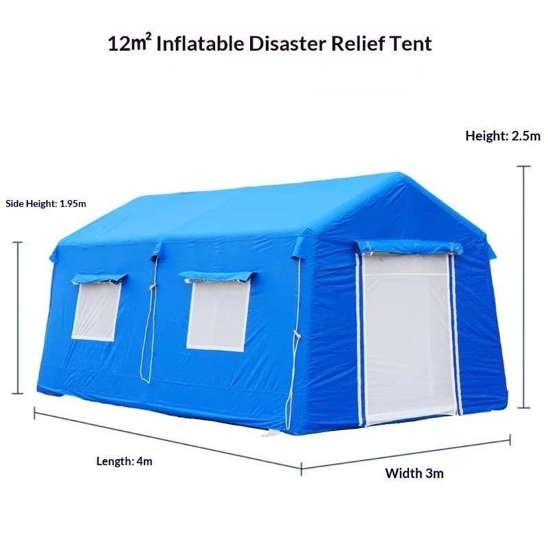 

Standard emergency rescue inflatable tents, earthquake and flood rescue command tents, disaster prevention inflatable shelters