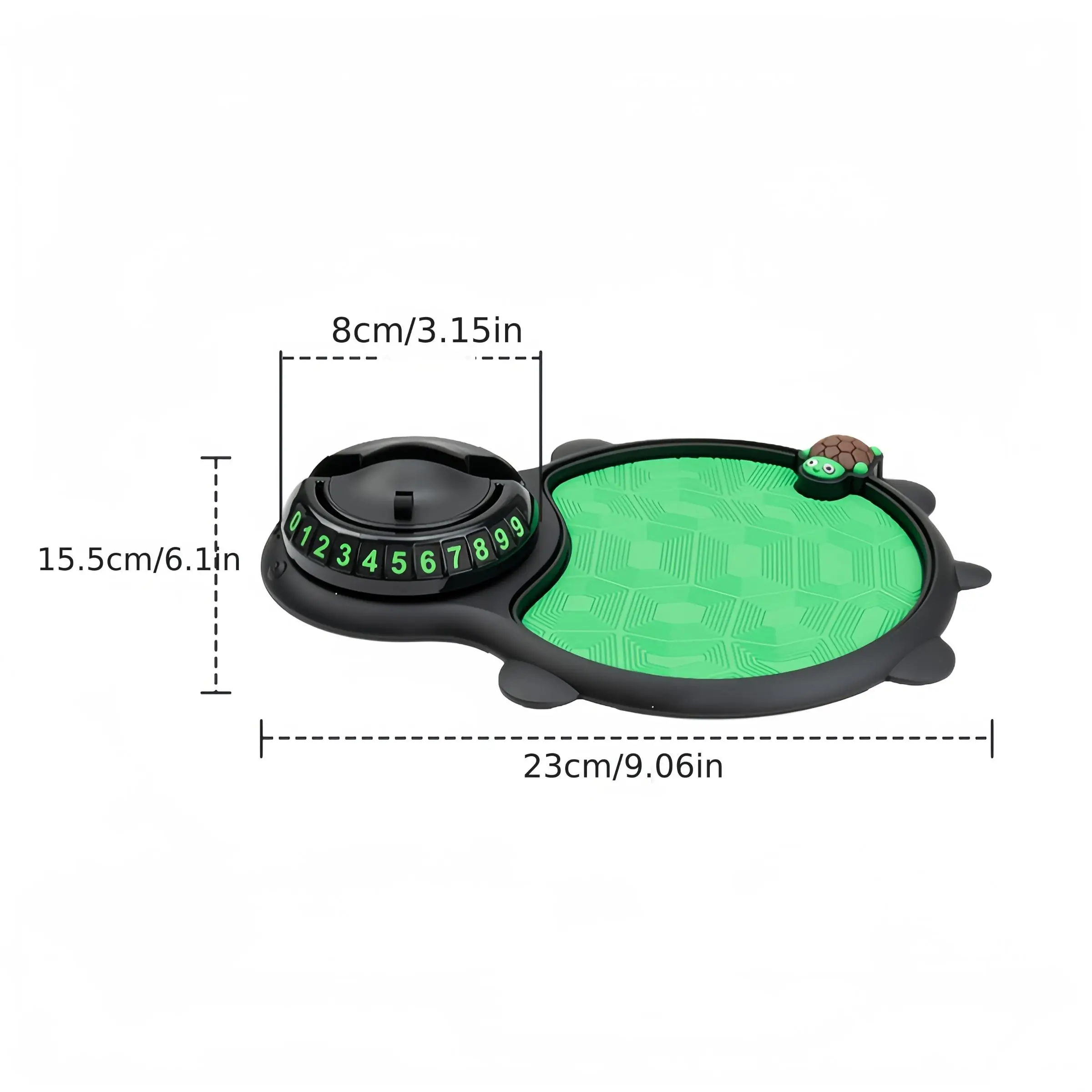 Car mounted anti-skid pad, multifunctional center console mobile phone holder, temporary parking number plate, creative turtle k
