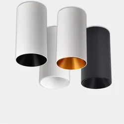 Surface Mounted Cylindrical LED COB Downlight Gold Reflector 12W 15W 18W 24W LED Ceiling Bulbs Lamp Spot Light LED Downlight