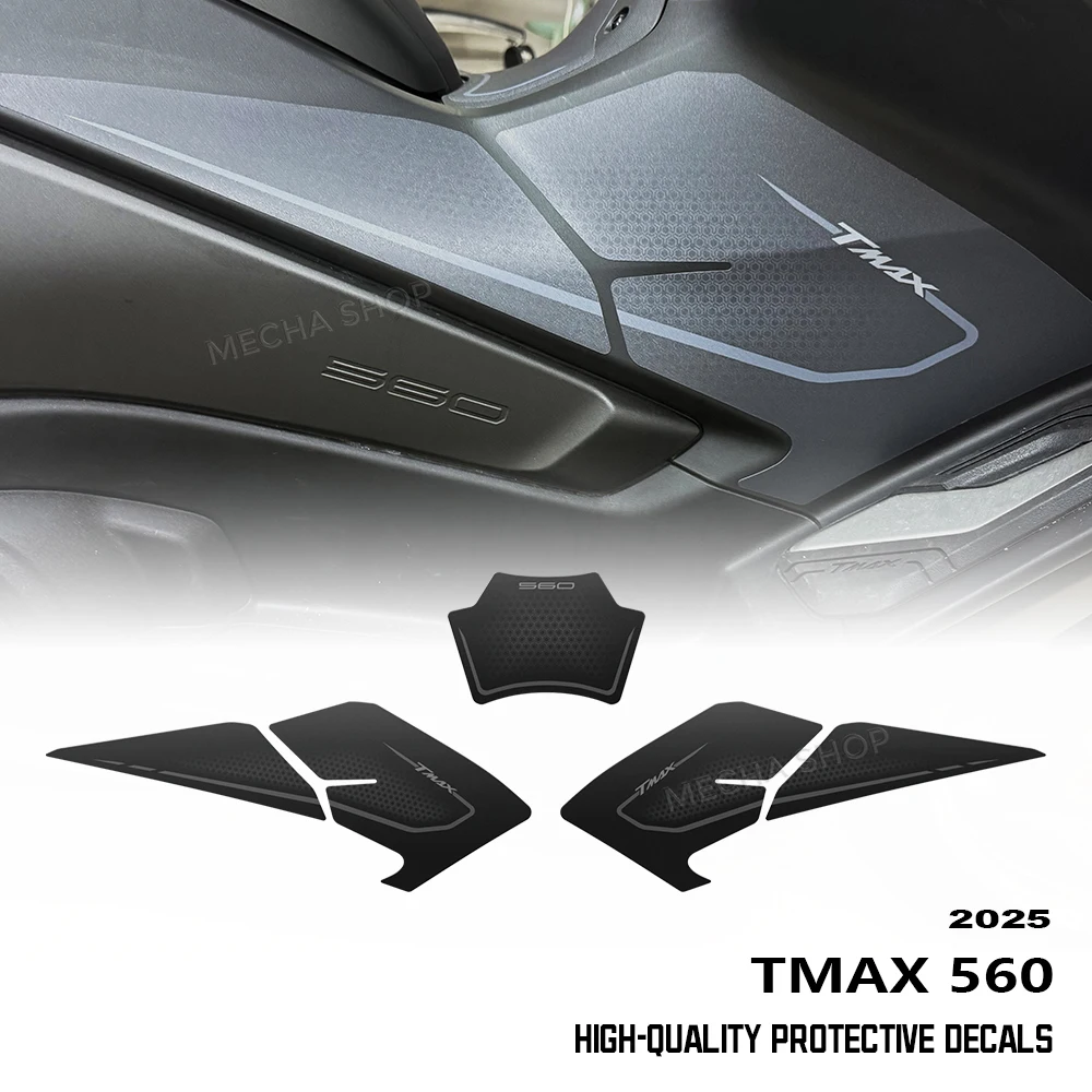 

For TMAX560 Accessories Central Pedal Area Decorative Motorcycle Stickers For T-MAX 560 T MAX 560 2022-2025