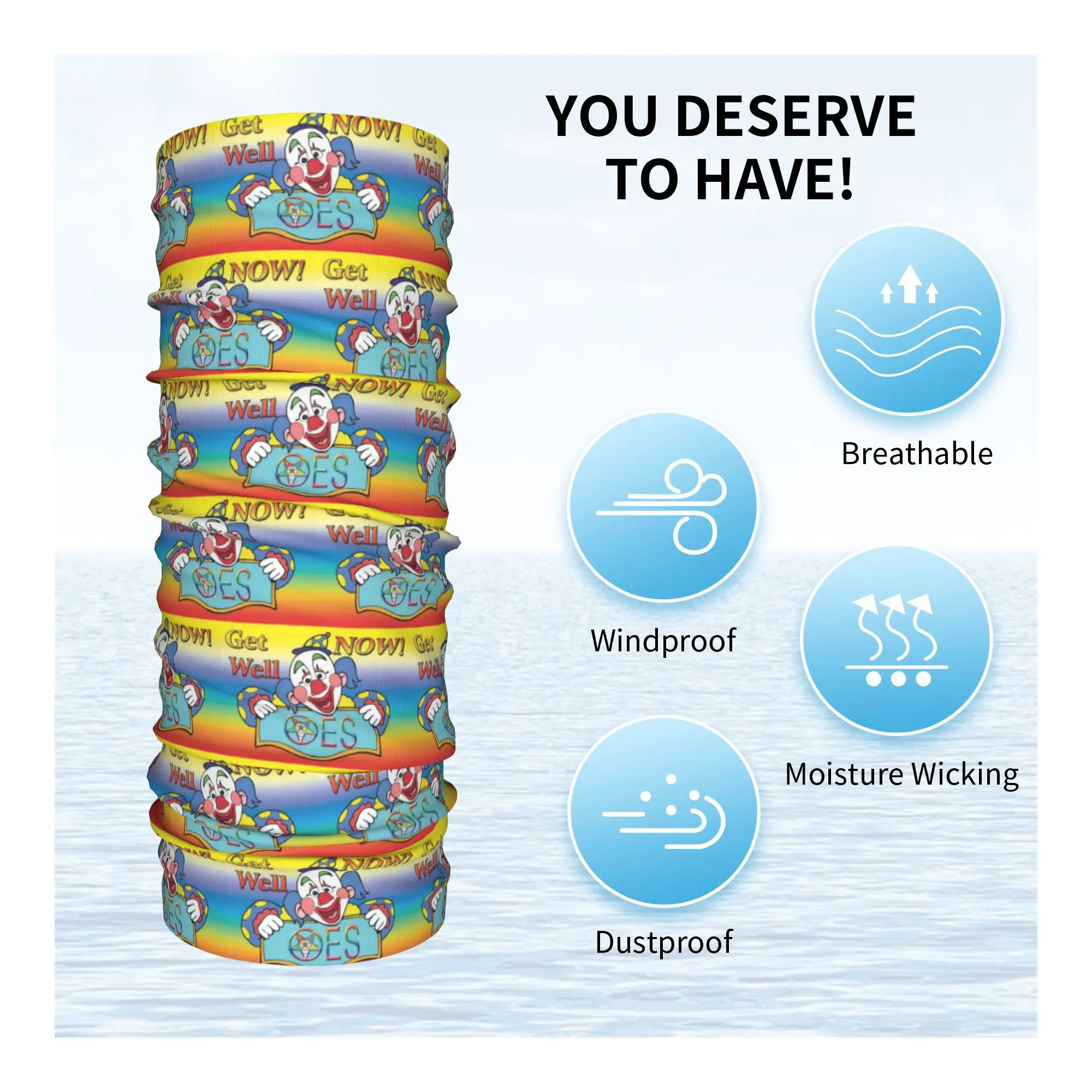 مخصص OES طلب النجمة الشرقية شعار باندانا الرقبة أدفأ الرجال النساء الشتاء التزلج وشاح أنبوبي الجراب احصل على جيد الآن واقي الوجه