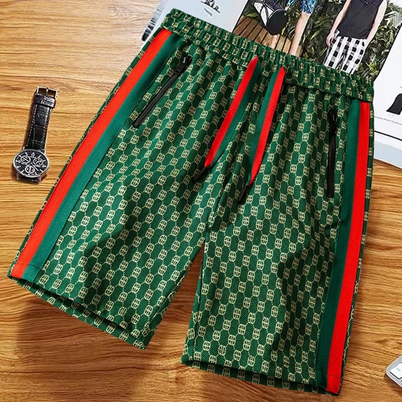 

Японские мужские летние тонкие пляжные шорты из трикотажной ткани с прямым кроем, средней посадкой, быстросохнущие, повседневные, спортивные, стильные