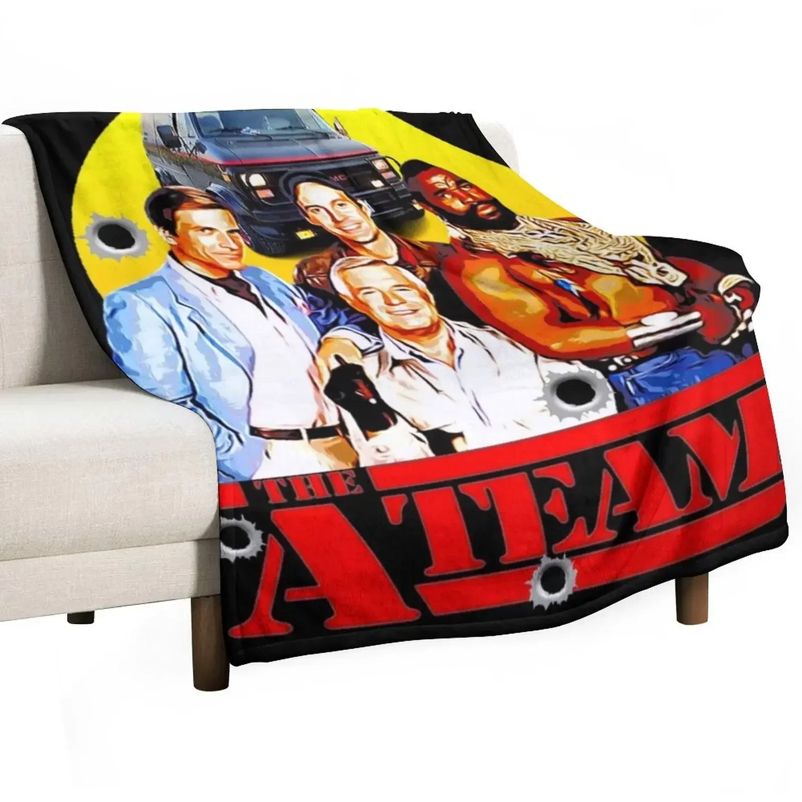 

All-risk agency, the a team Throw Blanket warm for winter Bed covers heavy to sleep Decorative Sofas Blankets