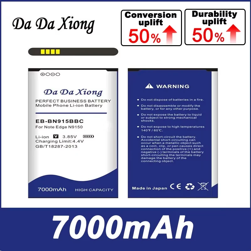 DaDaXiong 7000mAh EB-BN915BBC Li-ion Phone Battery For Samsung Galaxy Note Edge N9150 N915K N915L N915S N915X