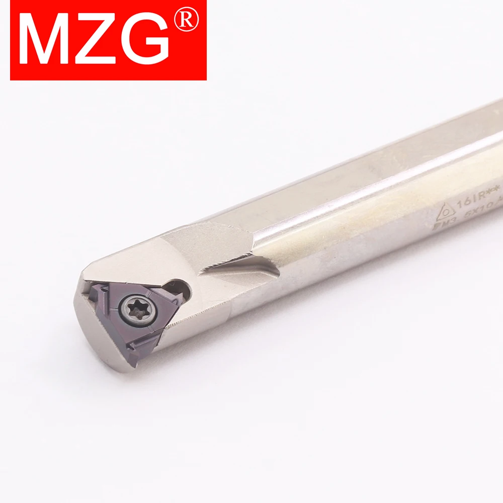 MZG Spring Steel B-SNR SNR0008K11 SNR0012M11 SNR0016Q16 SNR0020R16 SNR0020R22 SNR0025S22 Internal Turning Tool Lathe Cutter 16IR