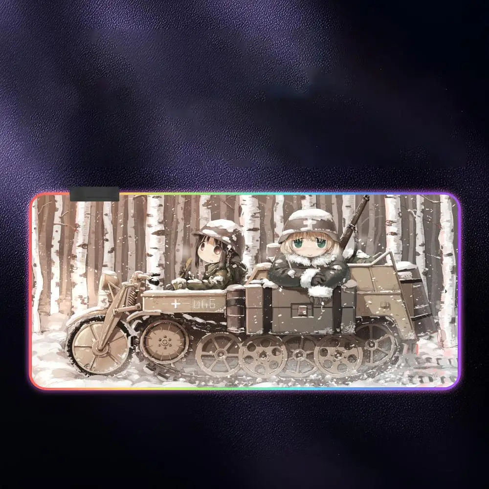 

G-Girls Last Tour Mouse Pad RGB Gaming Mousepad LED Large Games Mouse pads XXL Keyboard Pad Luminous Desk Mat Backlit
