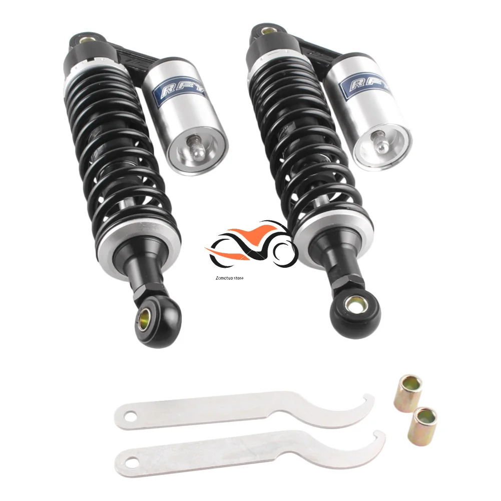 

Universal 320mm 12.5" Air Shock Absorber Rear Suspension Damping For Yamaha Motor Scooter ATV Quad Motorcycle Black Silver