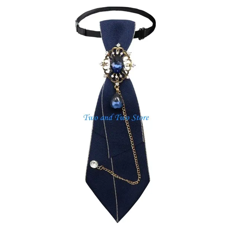 HX6F Polyester Baby Infant Bows Tie Adjustable Pre Tied for Women Girls Special Moment and Celebrations
