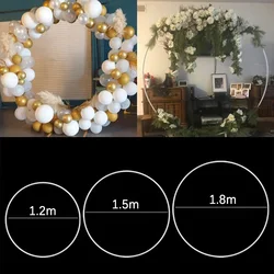 Round Balloon Arch Balloon Circle Stand Holder Frame Ring Birthday Baloon Decor Wedding Party Decorations Baby Shower Background