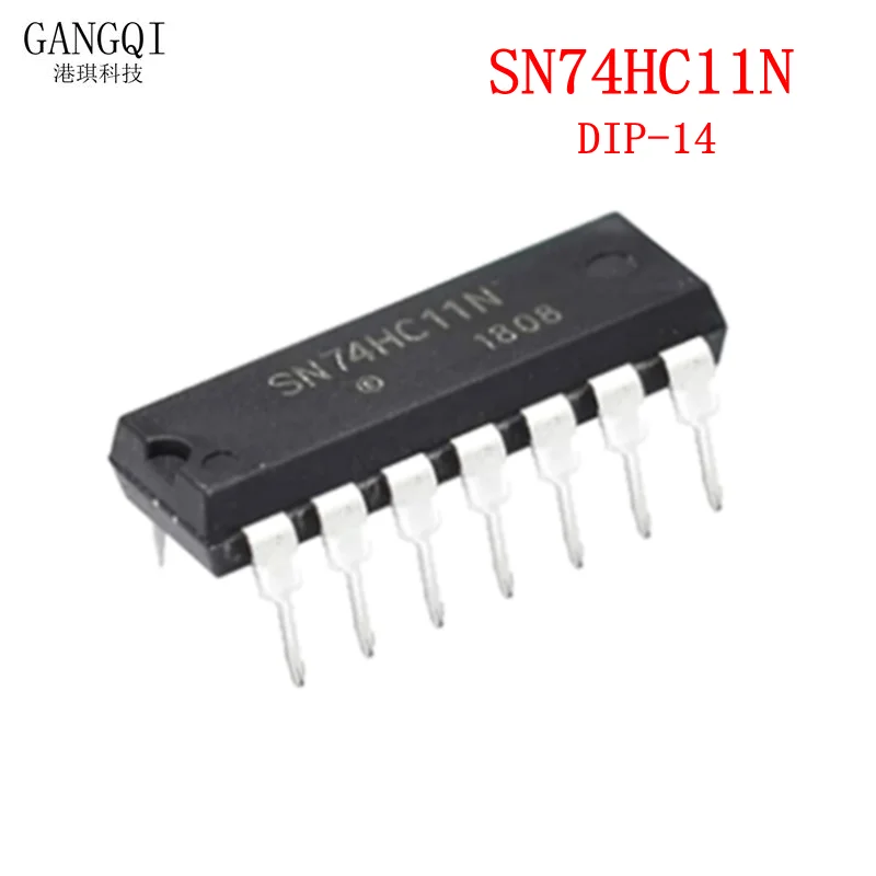 10PCS SN74HC11N 74HC11 74HC11N DIP-14 New IC In Stock