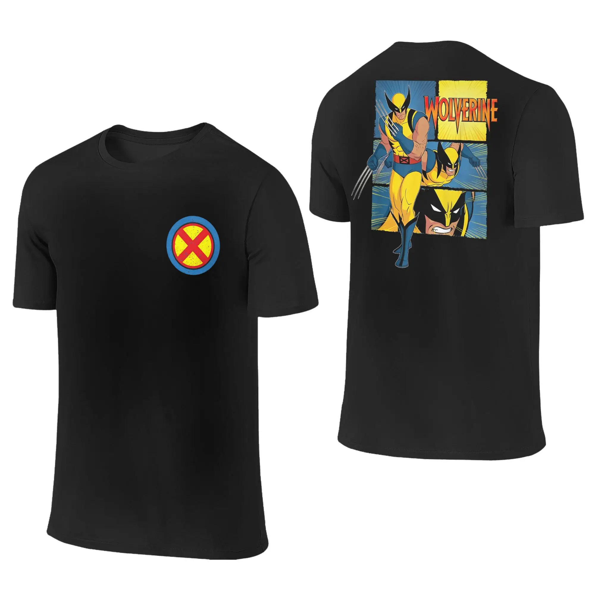 

X-Men X logo Xavier Institute T-Shirts for Men Women School Pure Cotton Tee Shirt Crew Neck Short Sleeve T Shirts 4XL 5XL Tops