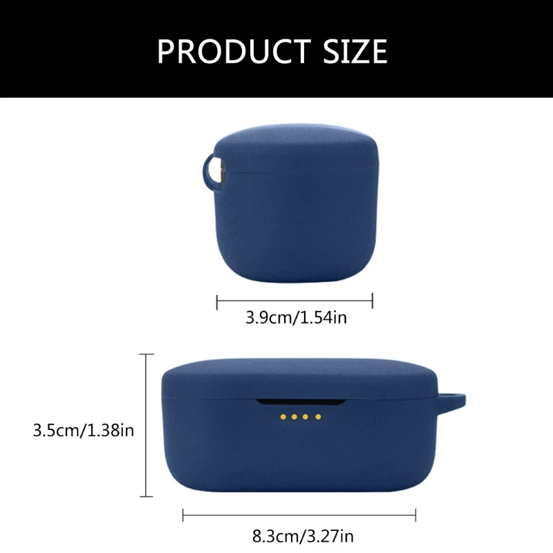 Protector กระเป๋าถือกันกระแทกสำหรับ PerL หูฟังซิลิโคนกันฝุ่นล้างทำความสะอาดได้กล่องชาร์จแขน