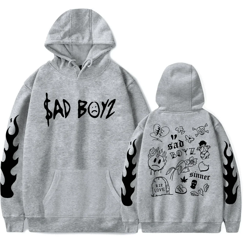 Junior H Hoodie No Love Sad Boyz Tour Merch Hoodies Women Men Long Sleeve Hooded Sweatshirt Fashion Pullover Streetwear