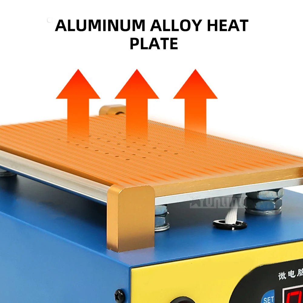 Screen Separator:  Adhesive Removal,Heated Work Area for Frame Removal, and Screen Separation
