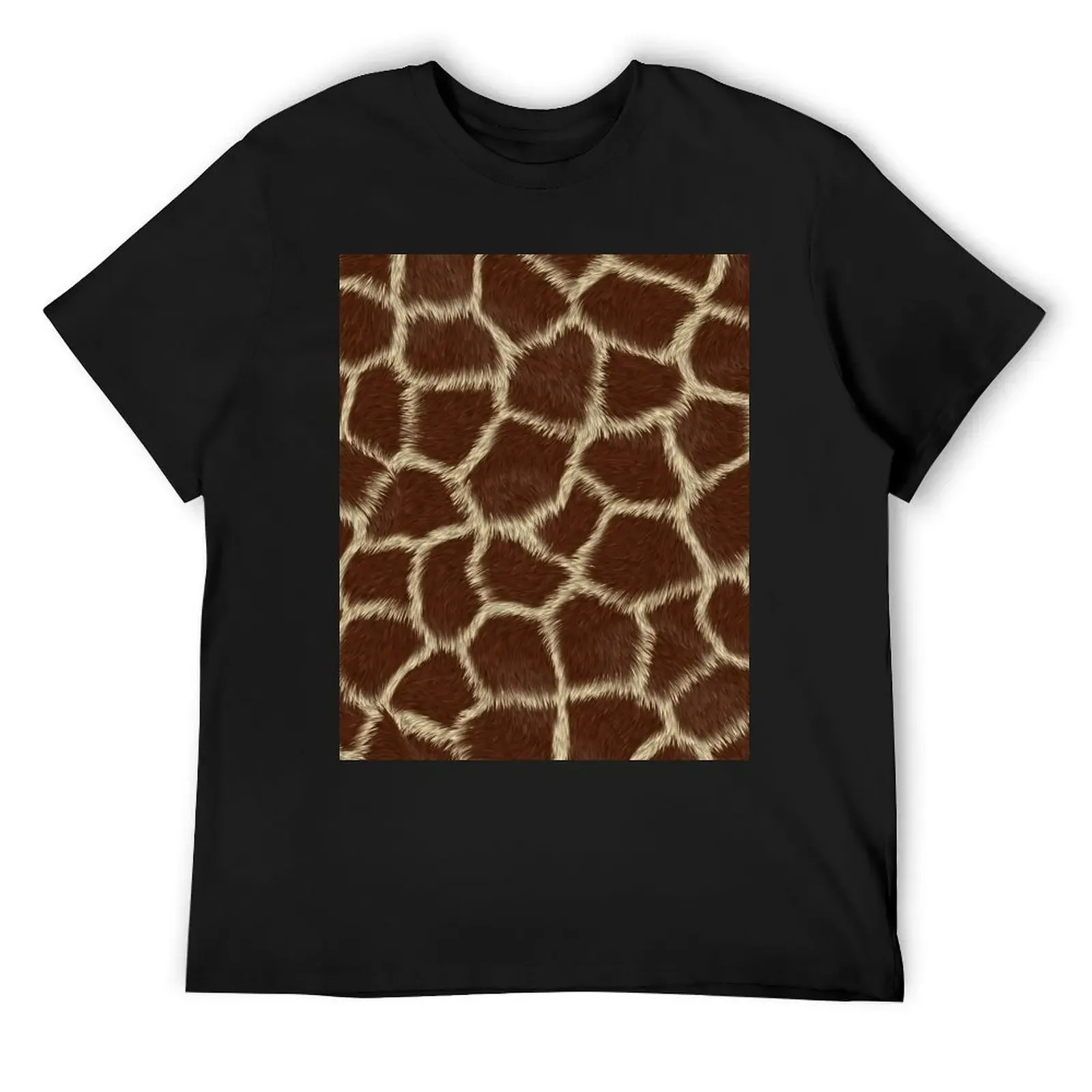 

Giraffe Skin print T-Shirt street wear sweat Blouse t shirts men