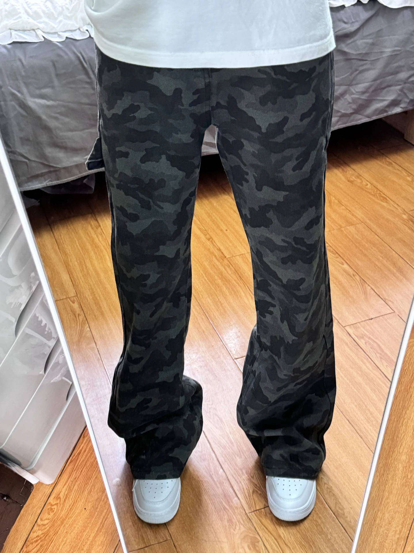 

Мужские рабочие брюки Cleanfit Camouflage: свободные, прямые, повседневные, осенние, для активного отдыха, удобные