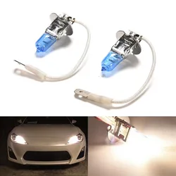 2pcs Super White 12V H3 100W LED Halogen Car Driving Headlight Fog Light Bulbs Power Car Light Source