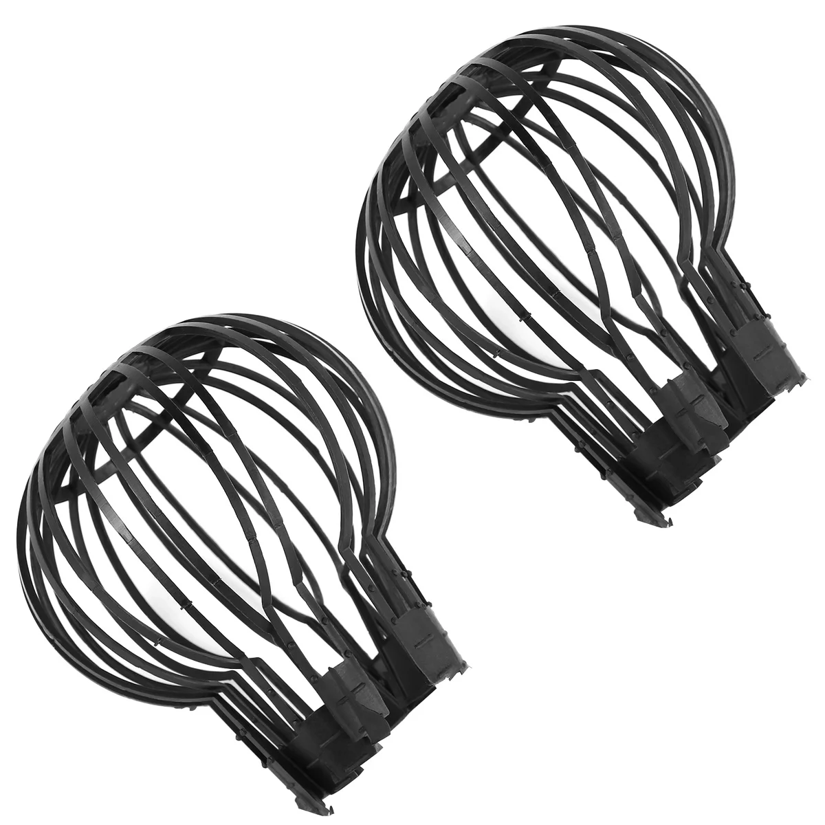 2 قطعة كرة مزراب النازل تصفية البلاستيك سقف مزراب حامي سهلة التركيب ورقة الحطام انسداد منع قمع واقية الحرس #3