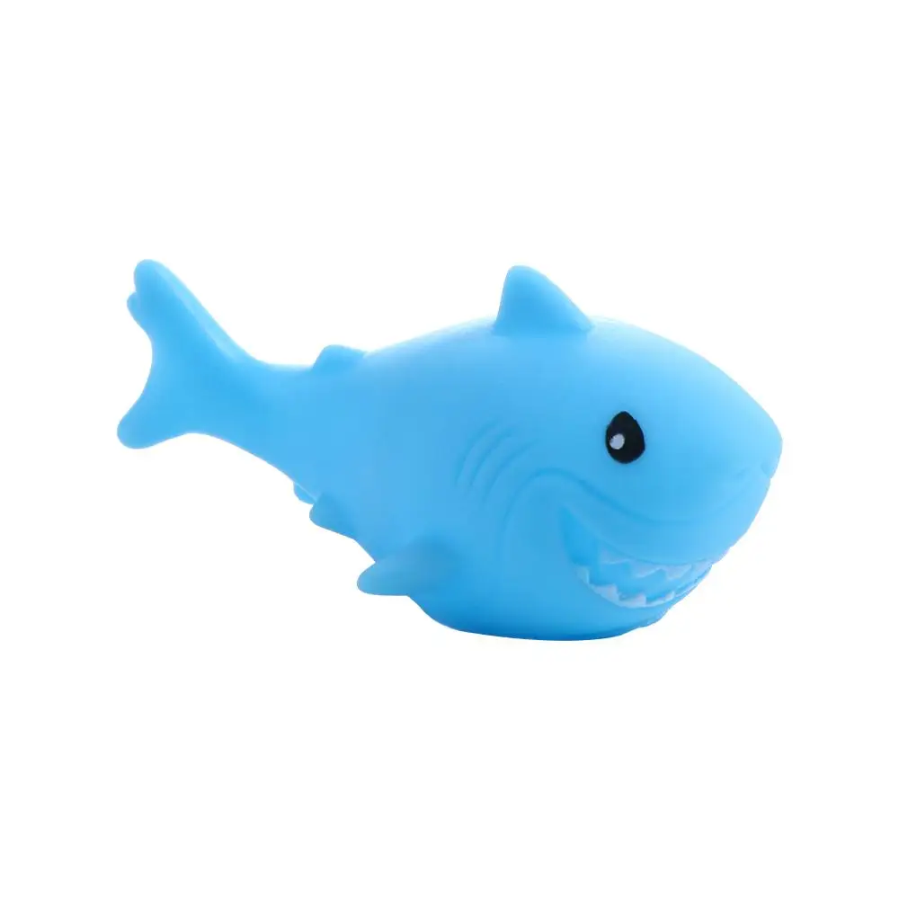 Soft for  Animals Squeeze Colorful Sound Squeaky Baby Bath Toys Swimming Water Toys Float Shower  Bath Toys