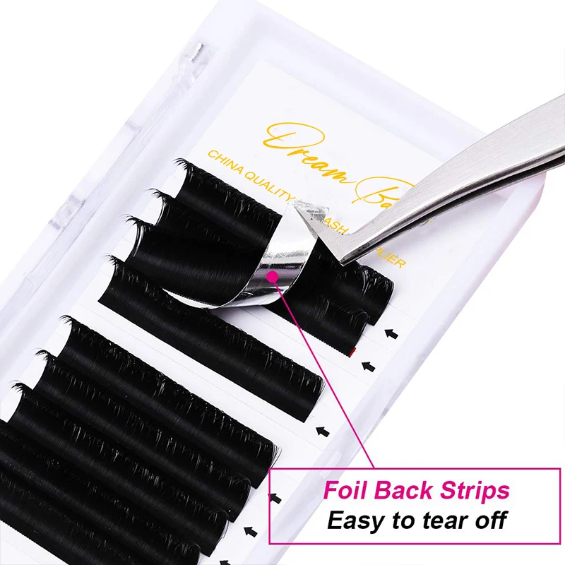 12 rows Easy Fan Lashes False Eyelashes  Extensions 0.05 0.03  0.07mm  C CC D DD Curl Volume Lash Extens