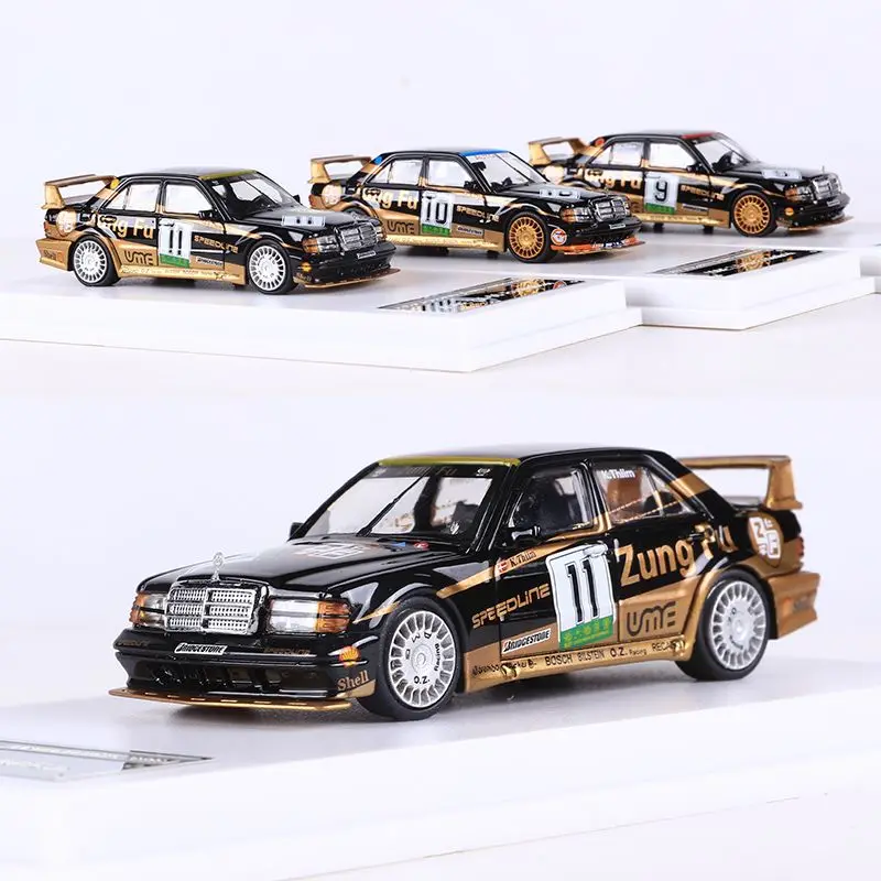 Diecast Model Car Star Model 1/64 Mercedes Benz 190e W201 Car Mode Benz Play Vehicles Toys for Boys